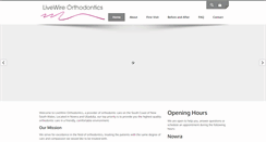 Desktop Screenshot of livewireortho.com